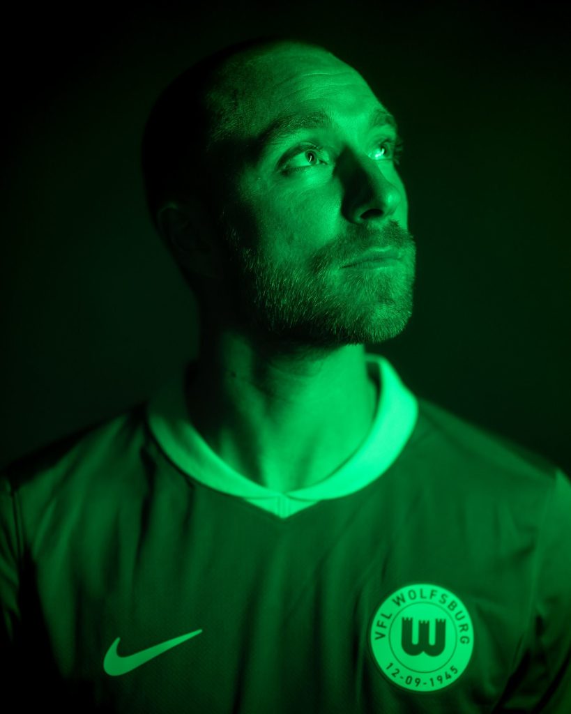 Christian Eriksen of Wolfsburg (Photo Credit: Wolfsburg via X)