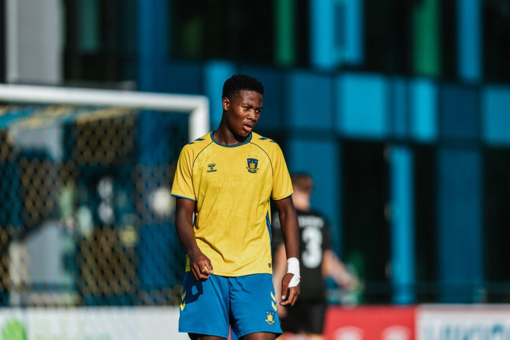 Ekene Chukwuani of Monaco (Photo Credit: Brøndby via X)