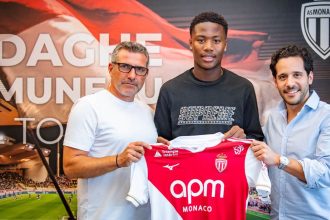 Ekene Chukwuani of Monaco (Photo Credit: Fabrizio Romano via X)