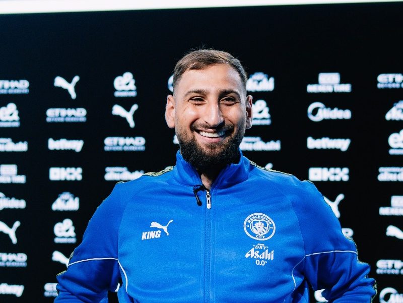 Gianluigi Donnarumma of Manchester City (Photo Credit: Man City via X)