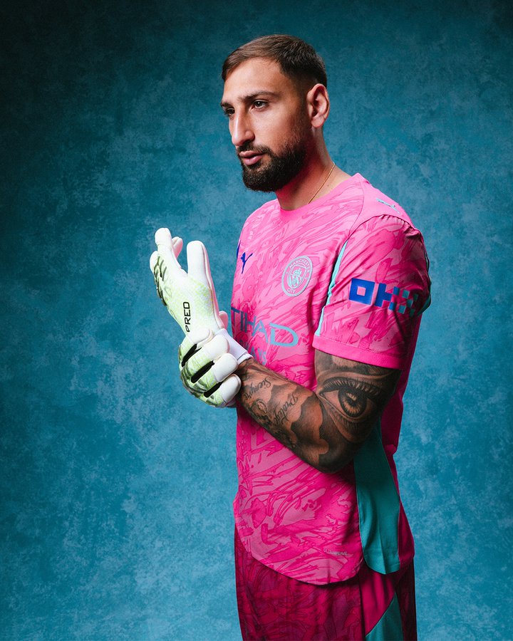 Gianluigi Donnarumma of Manchester City (Photo Credit: Man City via X)