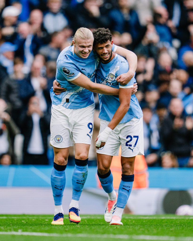 Manchester City goal scorers (Photo Credit: Manchester City X handle)