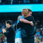 Pep Guardiola and Kevin De Bruyne (Photo Credit: Manchester City via X)
