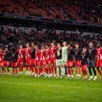 Bayern Munich players thanking fans after the game against chelsea (Photo Credit: Bayern Munchen X handle)