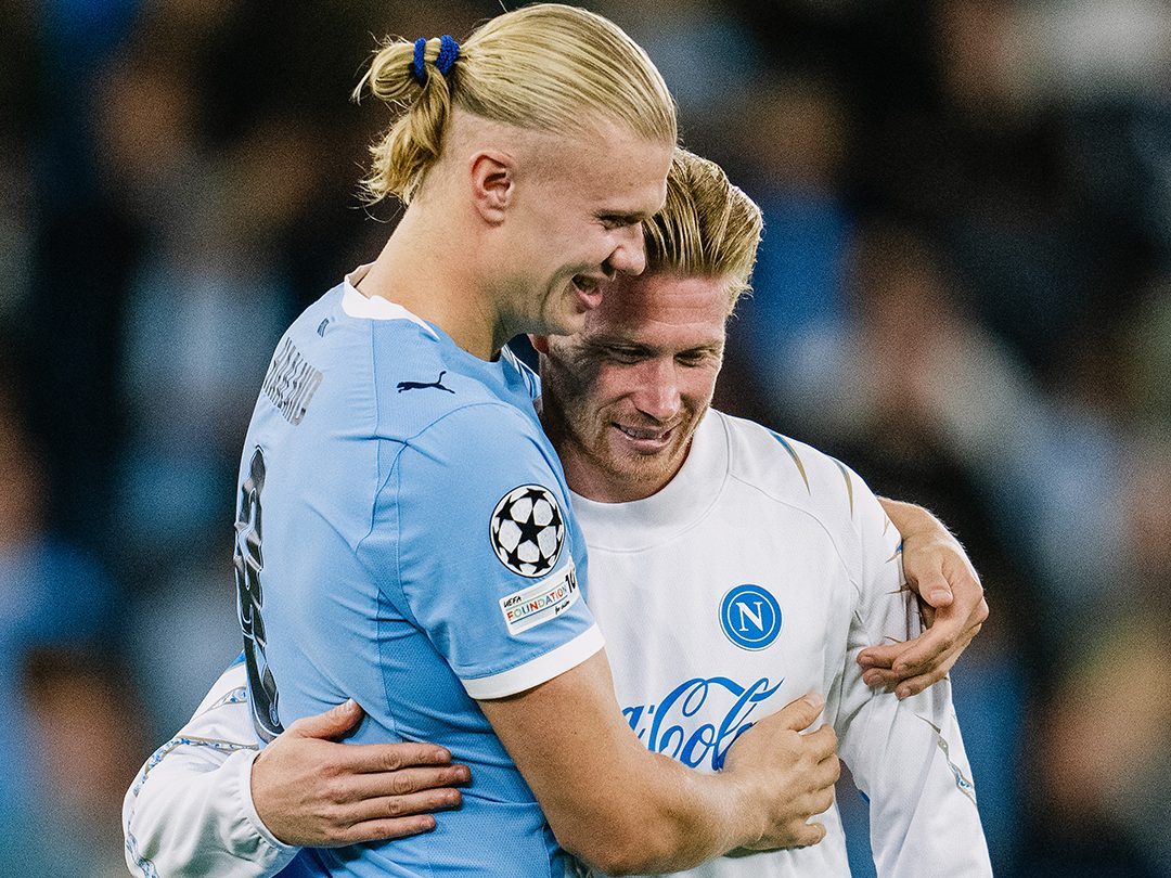 Haaland and Bruyne (Credit: Manchester City on X).