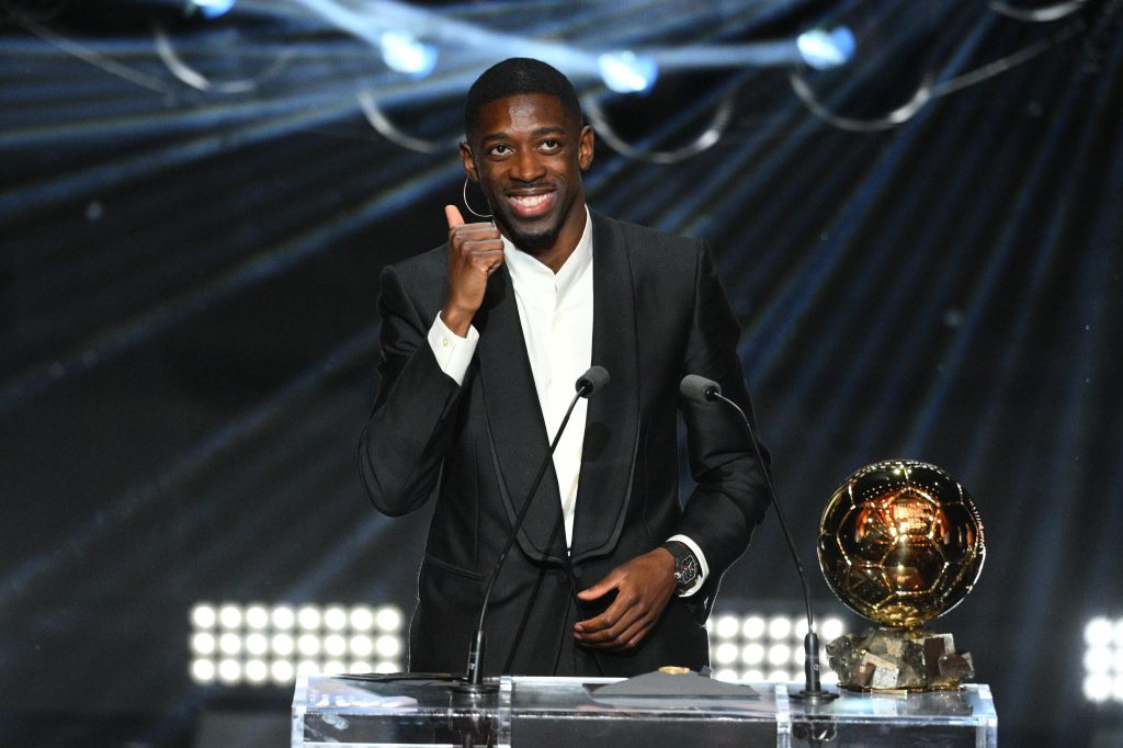 Ousmane Dembele, 2025 BALLON D'or winner (Photo Credit: Ballon D'Or X Handle)