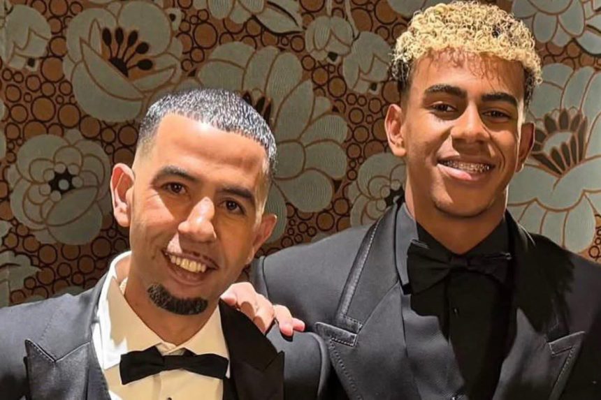 Lamine Yamal and father Mounir Nasraoui (Photo Credit: Mounir Nasraoui Instagram Handle)