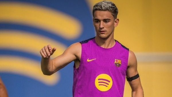 Gavi has been ruled out for five months. (Credit: Barca on X).