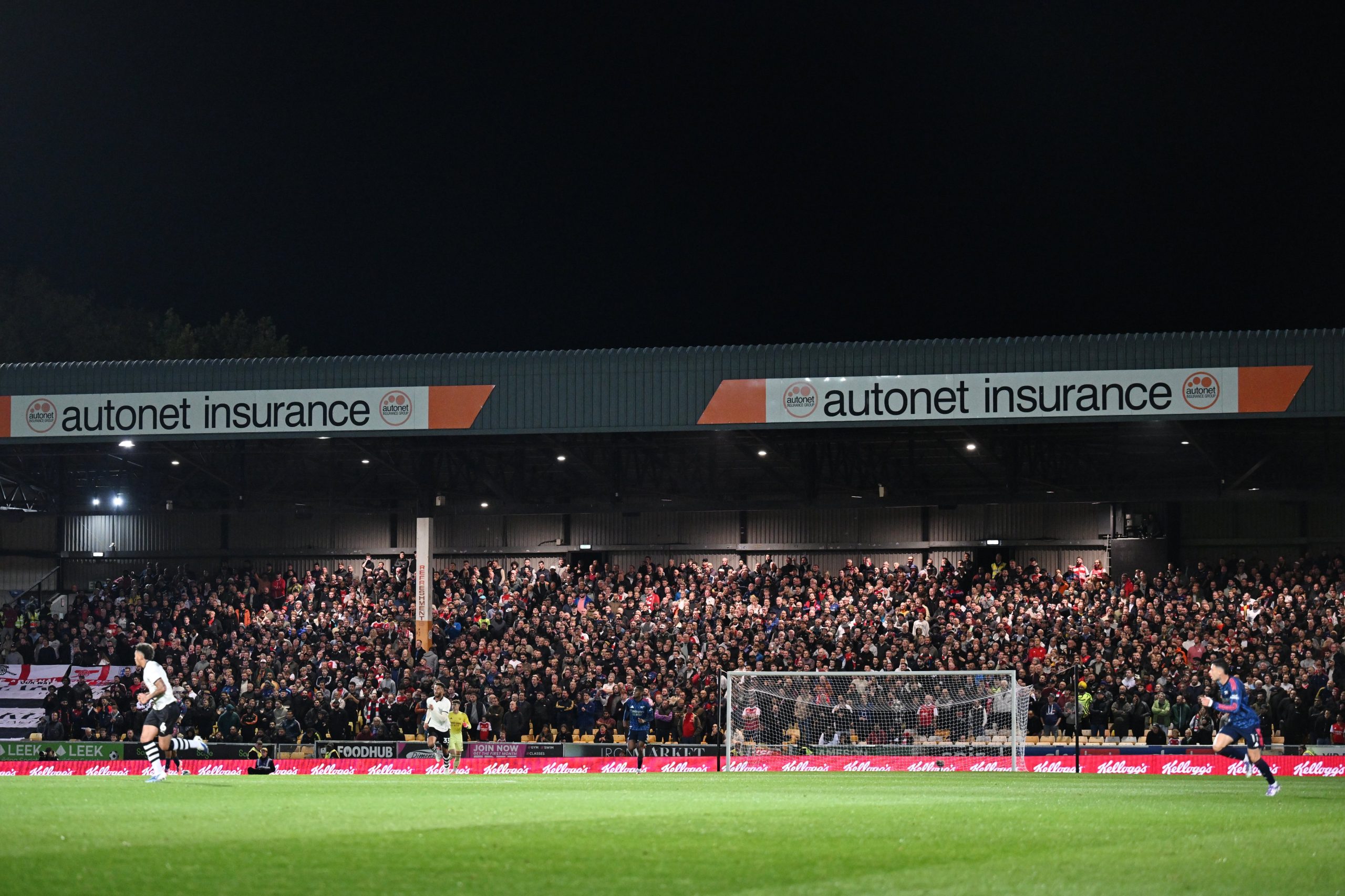 Arsenal fans end at the Carabao cup tie against Port Vale (Photo Credit: Arsenal X handle)