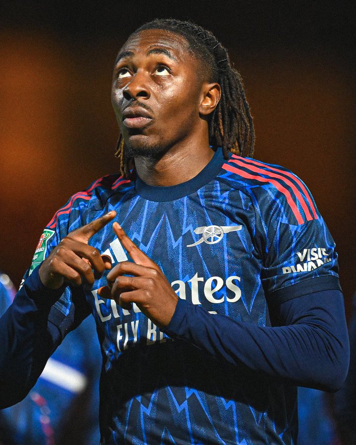 Eberechi Eze of Arsenal (Photo Credit: Arsenal FC via X)