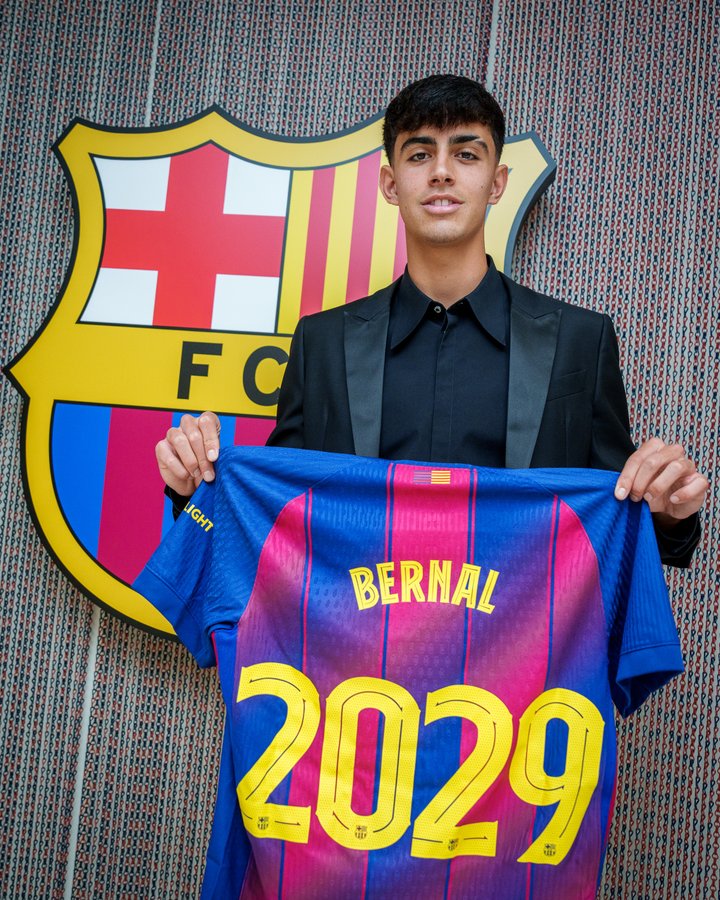 Marc Bernal of Barcelona (Photo Credit: Barcelona via X)