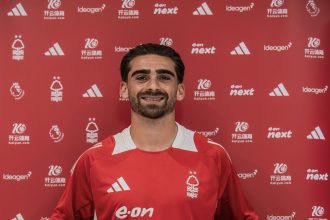 Nottingham Forest player Jota Silva is on the verge of moving to Turkey with Besiktas. (Credit: Nottingham Forest media file).