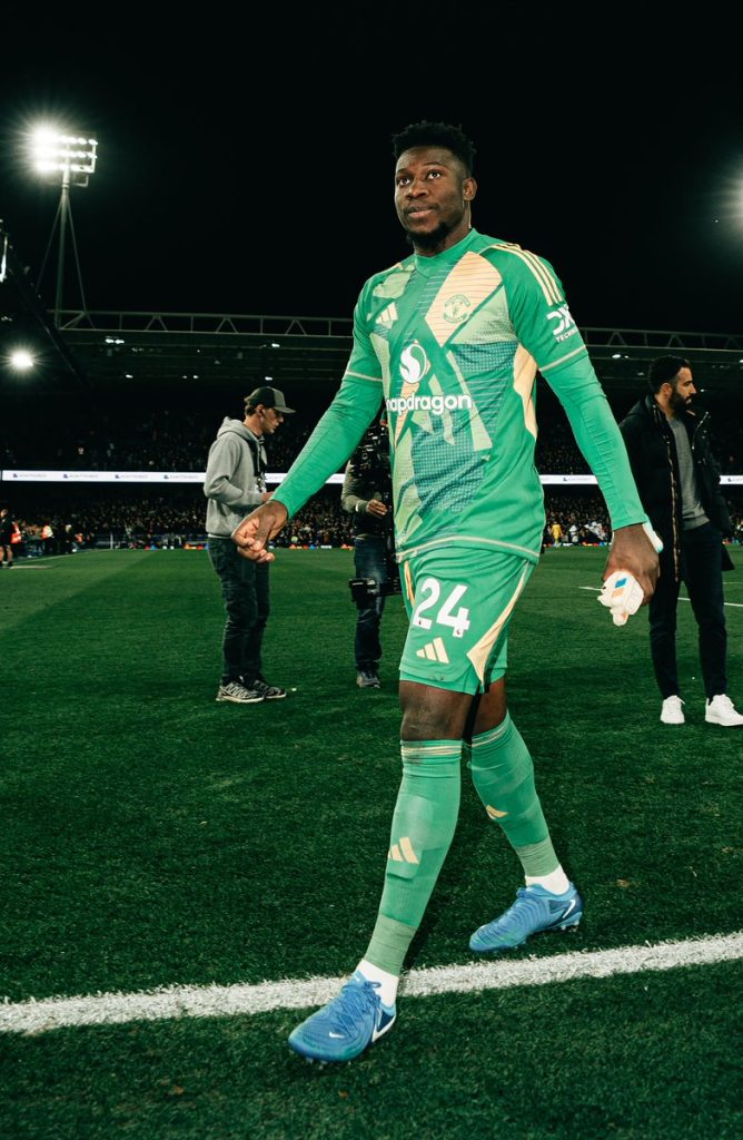 Andre Onana of Manchester United (Photo credit Man United via X)
