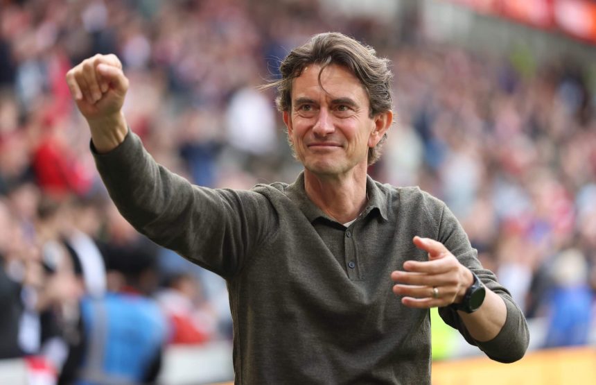 Tottenham Manager Thomas Frank (Photo Credit: Brentford X handle)