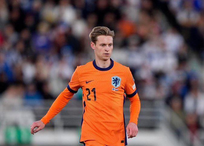 Frenkie de Jong of the Netherlands (Photo Credit; FC Barcelona via X)