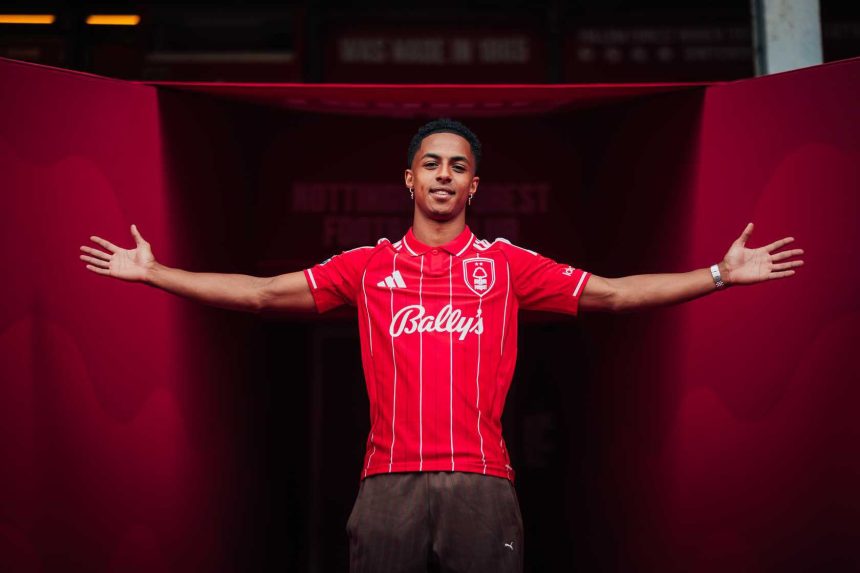 Omari Hutchinson of Nottingham Forest (Photo Credit: Omari Hutchinson X account)