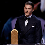 Viktor Gyokeres wins Gerd Müller Trophy (Photo Credit: Arsenal Media)