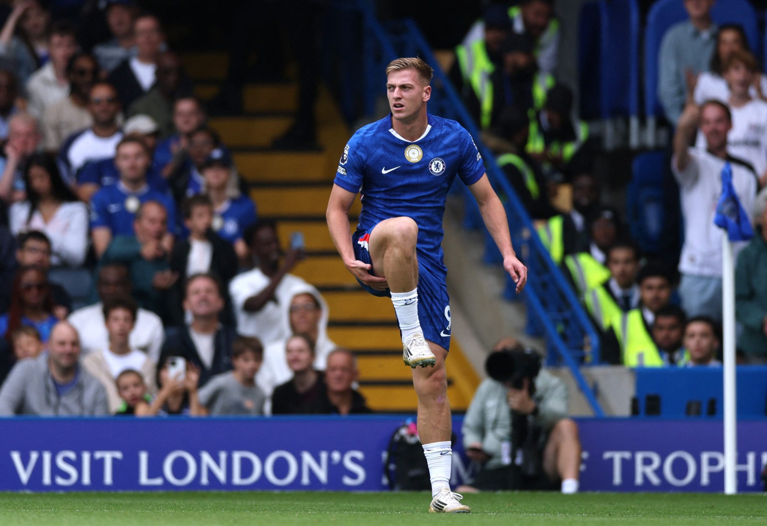 Liam Delap Hamstring Injury (Photo credit: Chelsea's Media)