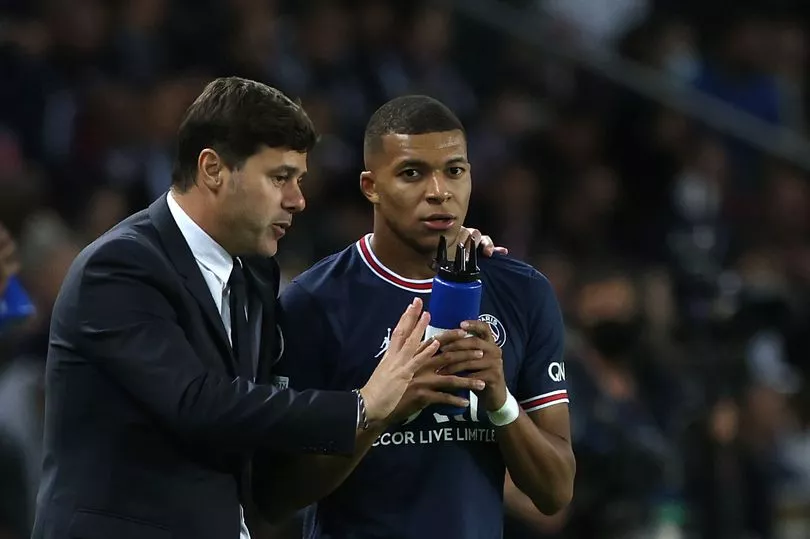 Mauricio Pochettino and Kylian Mbappe