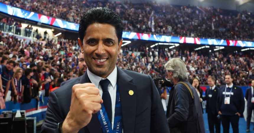 Nasser Al-Khelaïfi. Photo credit: PSG Media