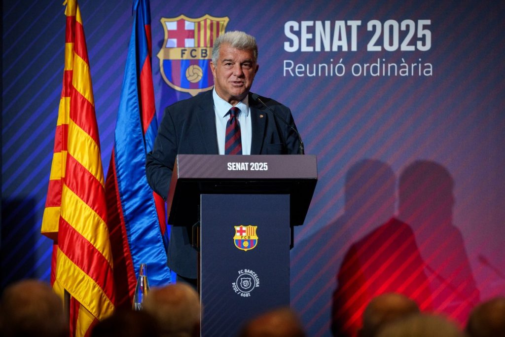 Joan Laporta of Barcelona (Photo Credit: FC Barcelona via X)