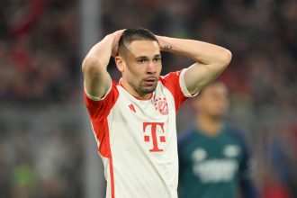 Raphael Guerreiro. Photo credit: Bayern Munich media.