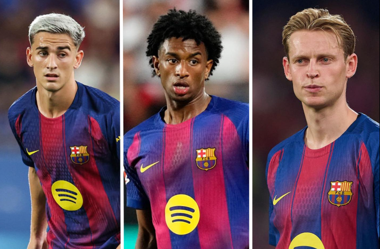 Gavi, Balde, and Frenkie de Jong