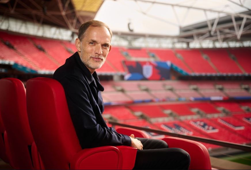 Thomas Tuchel. Photo credit: England media