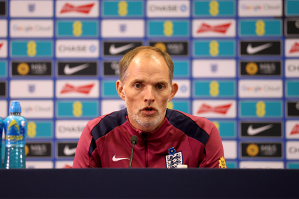 England coach Thomas Tuchel (Credit: England website)
