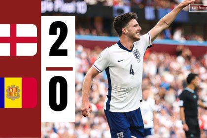 England vs Andorra (Photo Credit: Softfootball.com)