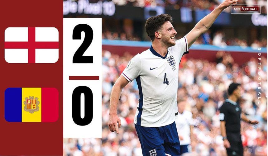 England vs Andorra (Photo Credit: Softfootball.com)