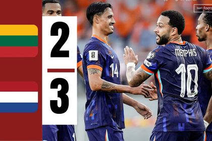Lithuania vs Netherlands (Photo Credit: Softfootball)