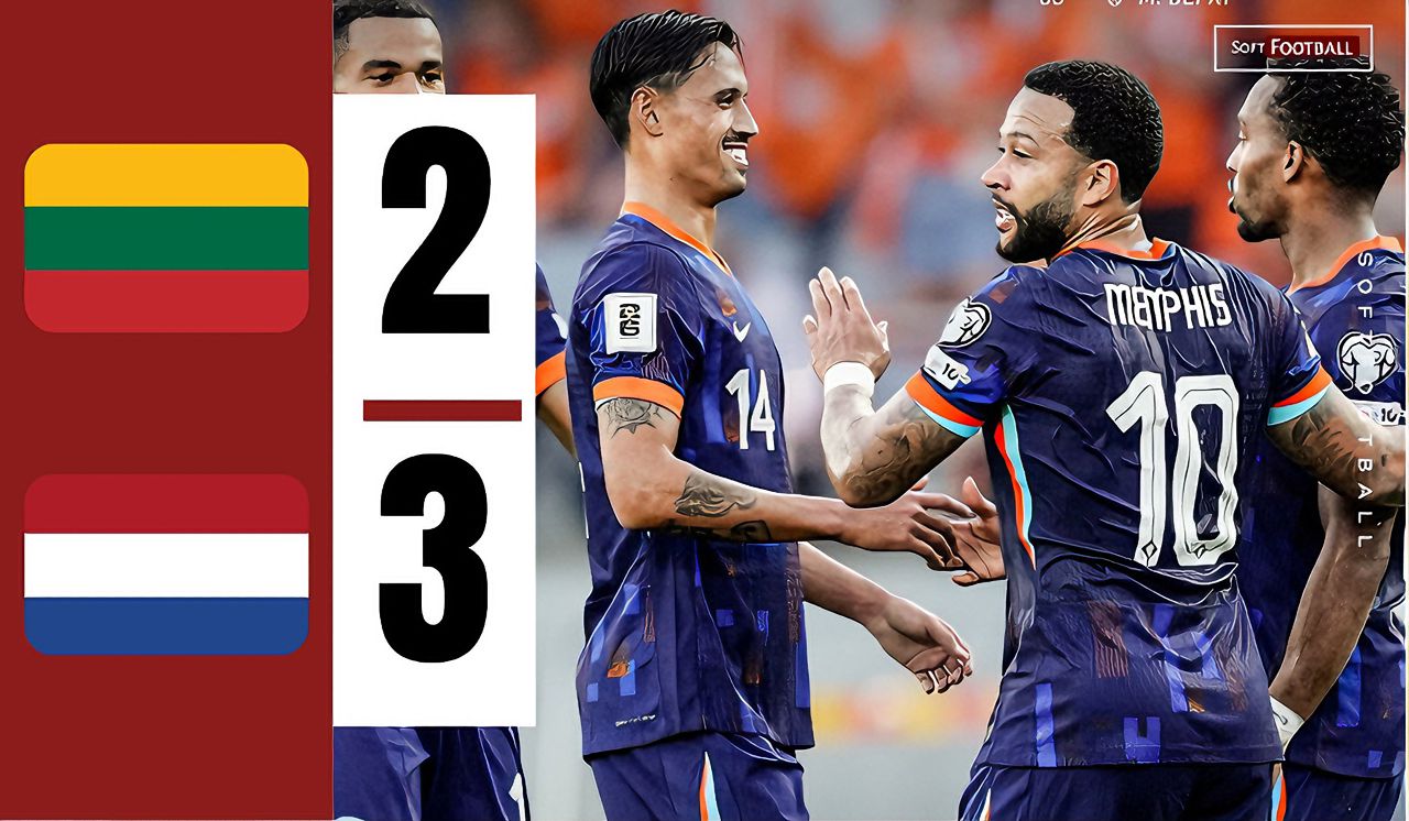 Lithuania vs Netherlands (Photo Credit: Softfootball)
