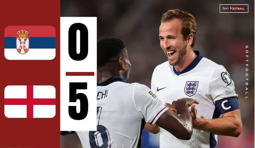 Serbia vs England (Photo Credit: Softfootball Media)
