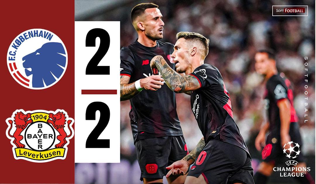 FC Copenhagen vs Bayer Leverkusen (Photo Credit: Softfootball Media)