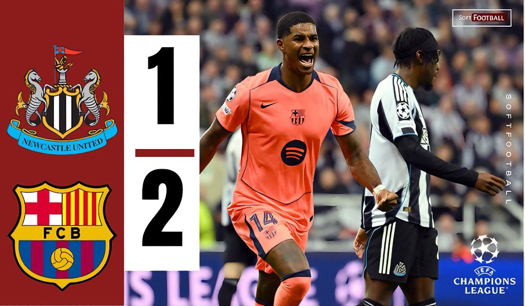 Newcastle vs Barcelona (Photo Credit: Softfootball Media)