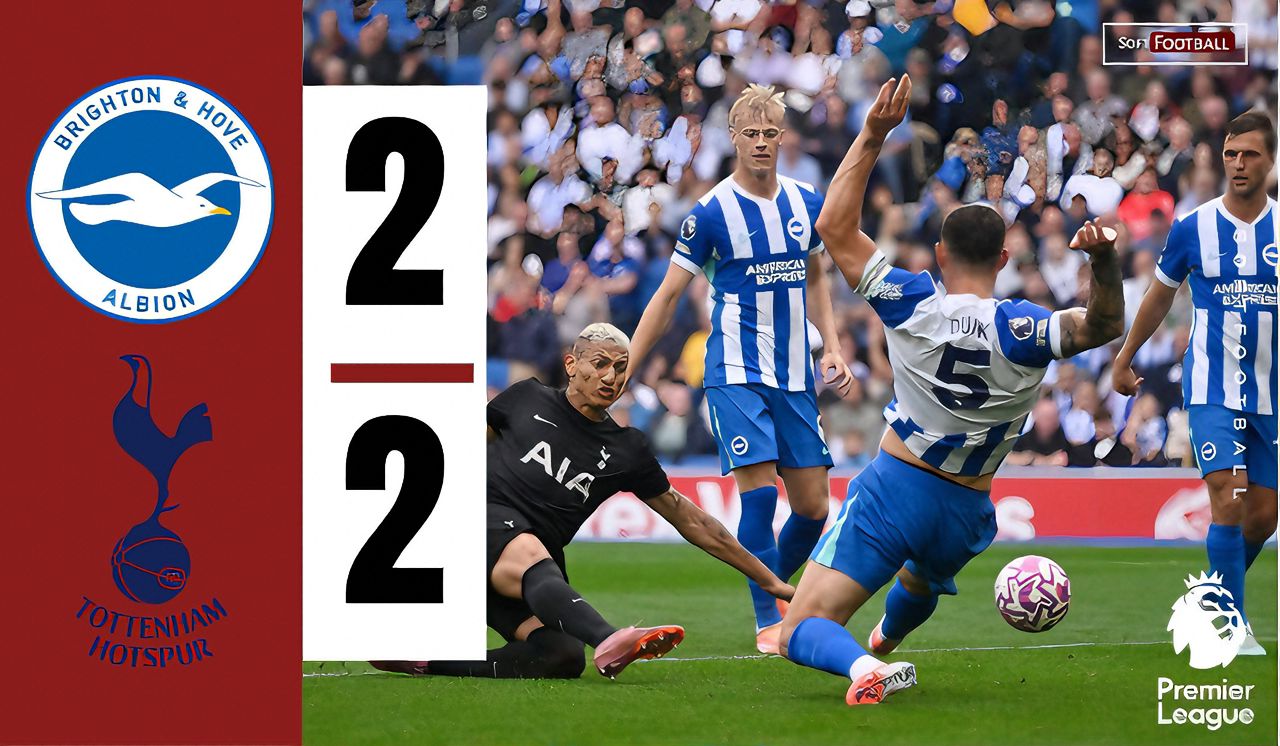 Brighton vs Tottenham (Photo Credit: Softfootball Media)