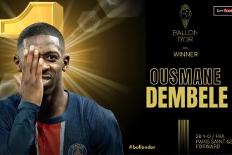 Ballon D'or winner Ousmane Dembele (Photo Credit: Softfootball Media)