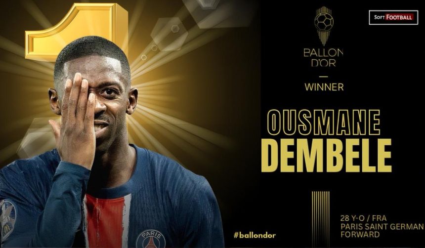 Ballon D'or winner Ousmane Dembele (Photo Credit: Softfootball Media)
