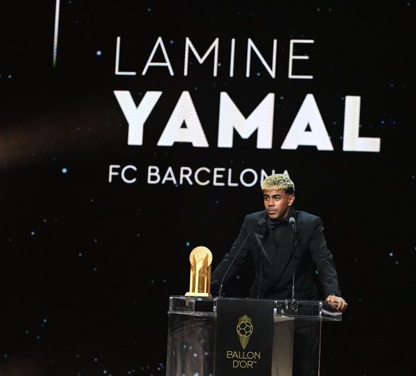 Lamine Yamal Kopa Trophy winner (Photo Credit: Ballon d'or via X)