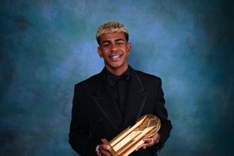 Lamine Yamal Kopa Trophy winner (Photo Credit: Ballon d'or via X)