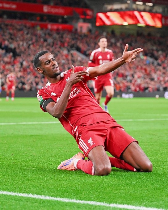 Aleksander Isak Of Liverpool (Photo Credit: Liverpool via X)