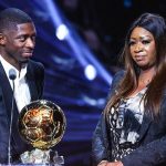 Ousmane Dembele and his Mum (Credit: Ballon d’Or via X)