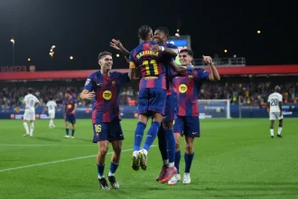 Barca players (Photo Credit: FC Barcelona media)