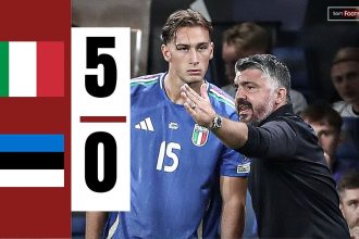 Italy defeated Estonia 5-0 to bounce back to winning ways in the World Cup qualifiers.