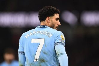 Omar Marmoush. Photo credit: Man City media