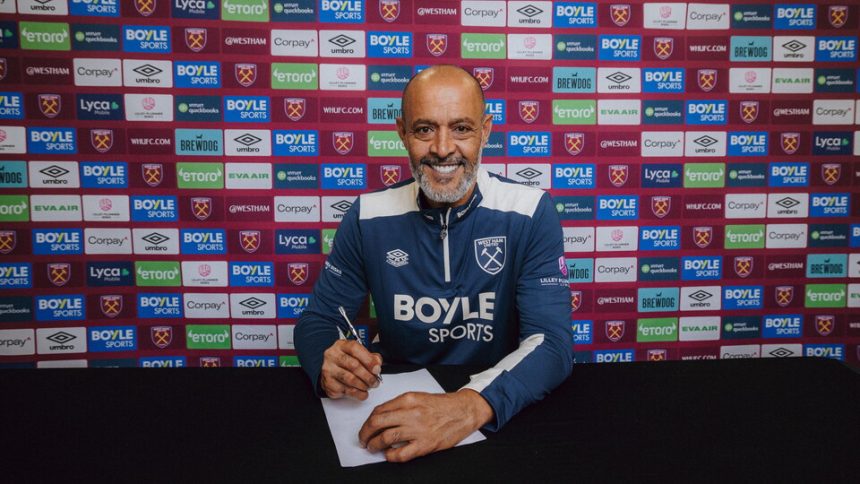 Nuno Santos (Credit: West Ham media).