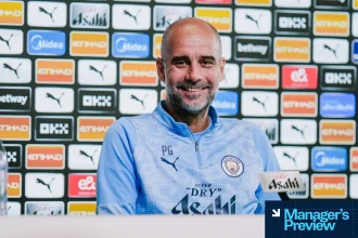 Pep Guardiola (Credit: Manchester City media).