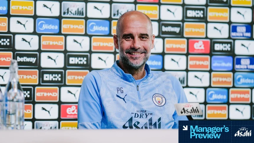 Pep Guardiola (Credit: Manchester City media).