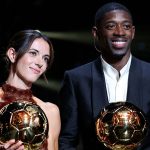 Aitana Bonmati and Ousmane Dembele won the top awards (Credit: Ballon d’Or via X)